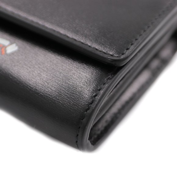 12904  OFF WHITE Jitney Wallet On Chain Quote (black) Bag - Picture 6 of 10